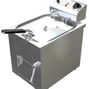 Freidora Eléctrica 10 litros Uso Profesional Agua y Aceite de 325 x440 x360h mm F10