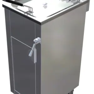 Freidora Eléctrica 17 litros Uso Profesional Agua y Aceite de 360 x560 x850h mm FH17